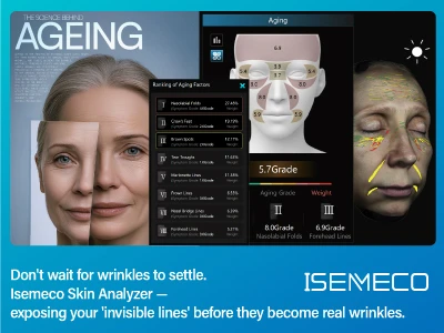 אל תחכה שהקמטים יירגעו. Isemeco Skin Analyzer - חשיפת 'הקווים הבלתי נראים' של...